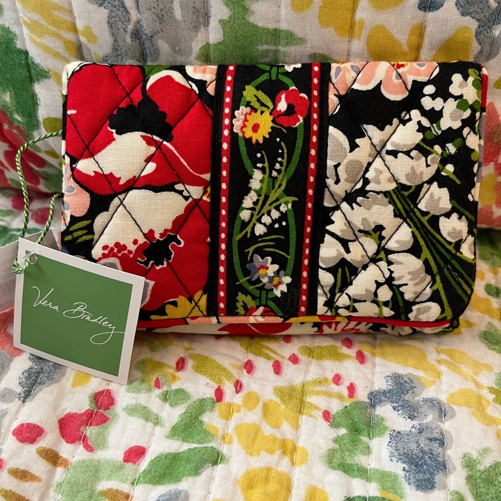 Multicolored Vera Bradley Wallet NWT